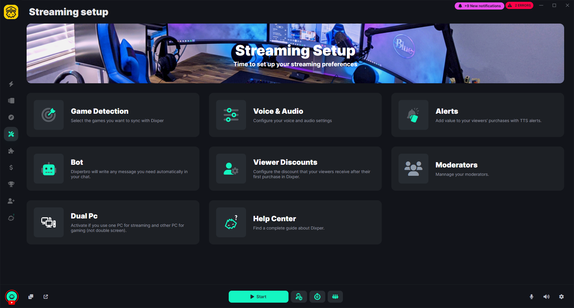 Dixper Skills - Streaming Setup
